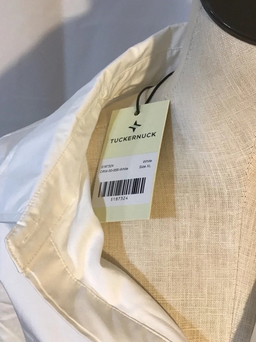 Tuckernuck White Long-Sleeve Shirt Dress - Picture 3 of 4
